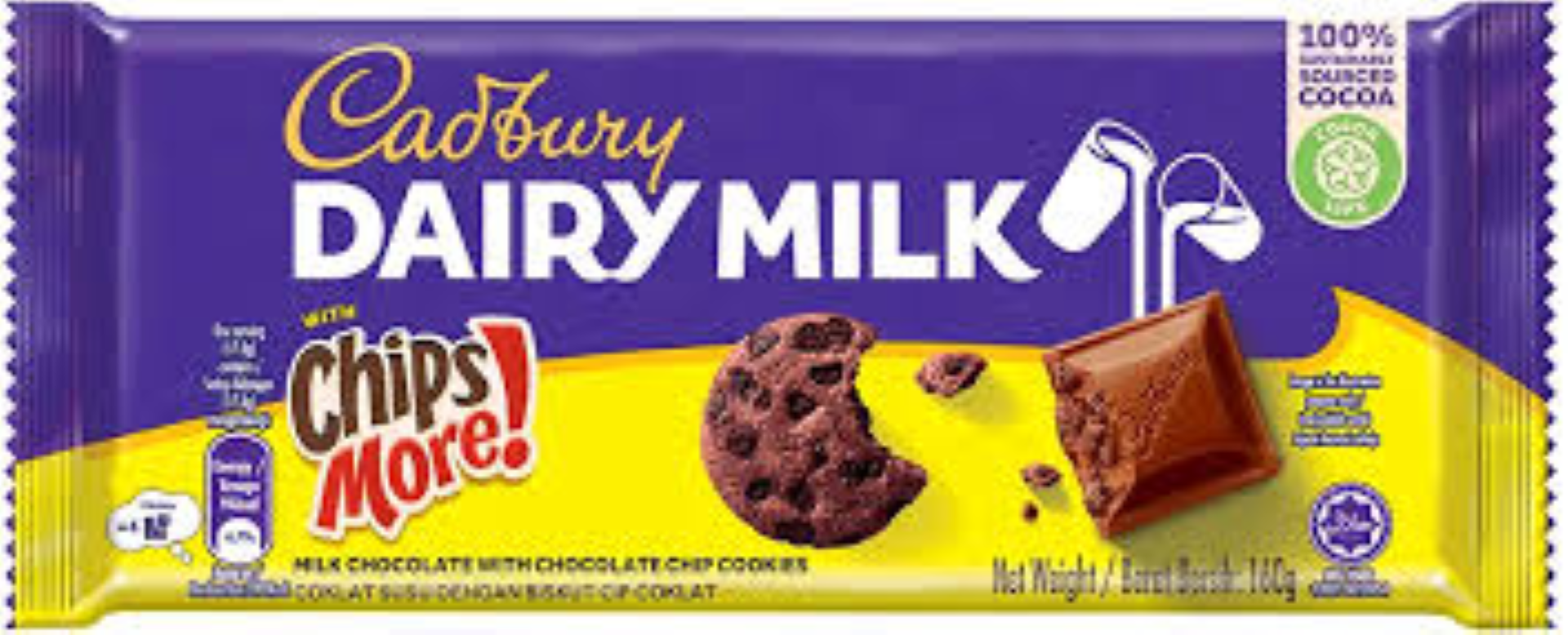 CADBURY DAIRY MILK CHIPS MORE 130G
